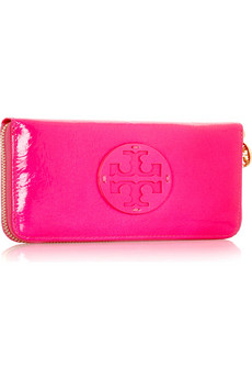 tory burch hot pink wallet