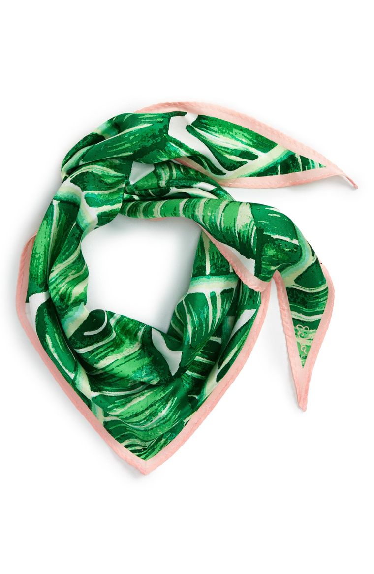 the fashion magpie echo palm leaf print scarf
