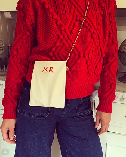 the fashion magpie marlien red nubby sweater le catch