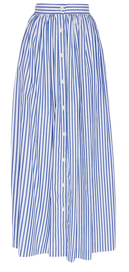 the fashion magpie mds stripes midi skirt