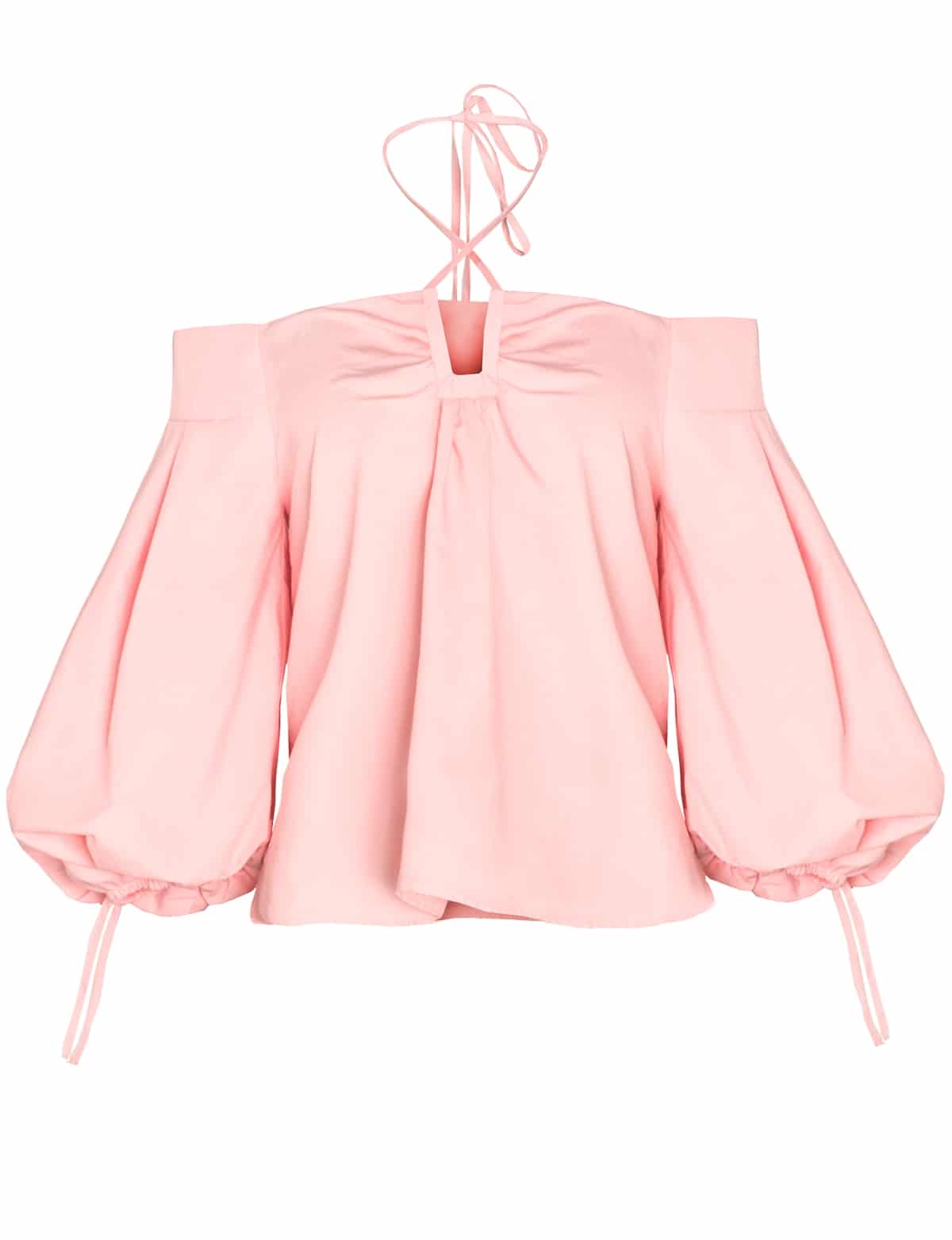the fashion magpie pink pixie market balloon sleeve top