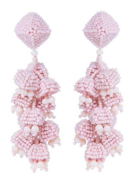 The Fashion Magpie Sachin and Babi Earrings Pink