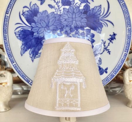 The Fashion Magpie Embroidered Linen Shade 2