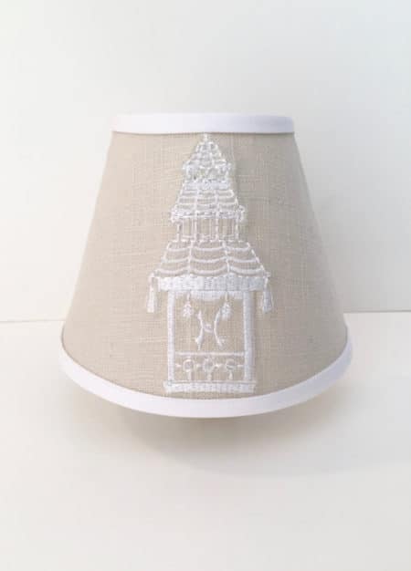 The Fashion Magpie Embroidered Nightlight Shade