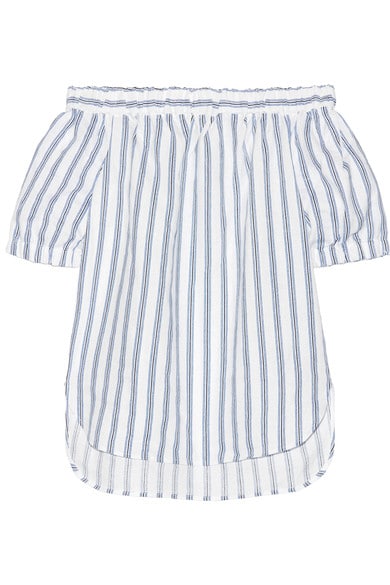 The Fashion Magpie Michael Kors Striped Linen Top