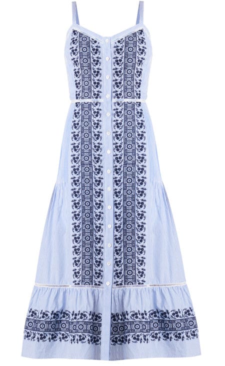 The Fashion Magpie Veroica Beard Blue Dress