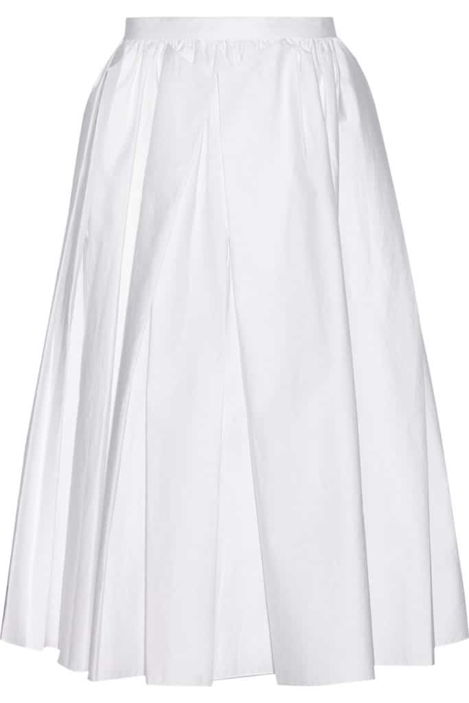 The Fashion Magpie Tibi White Midi Skirt