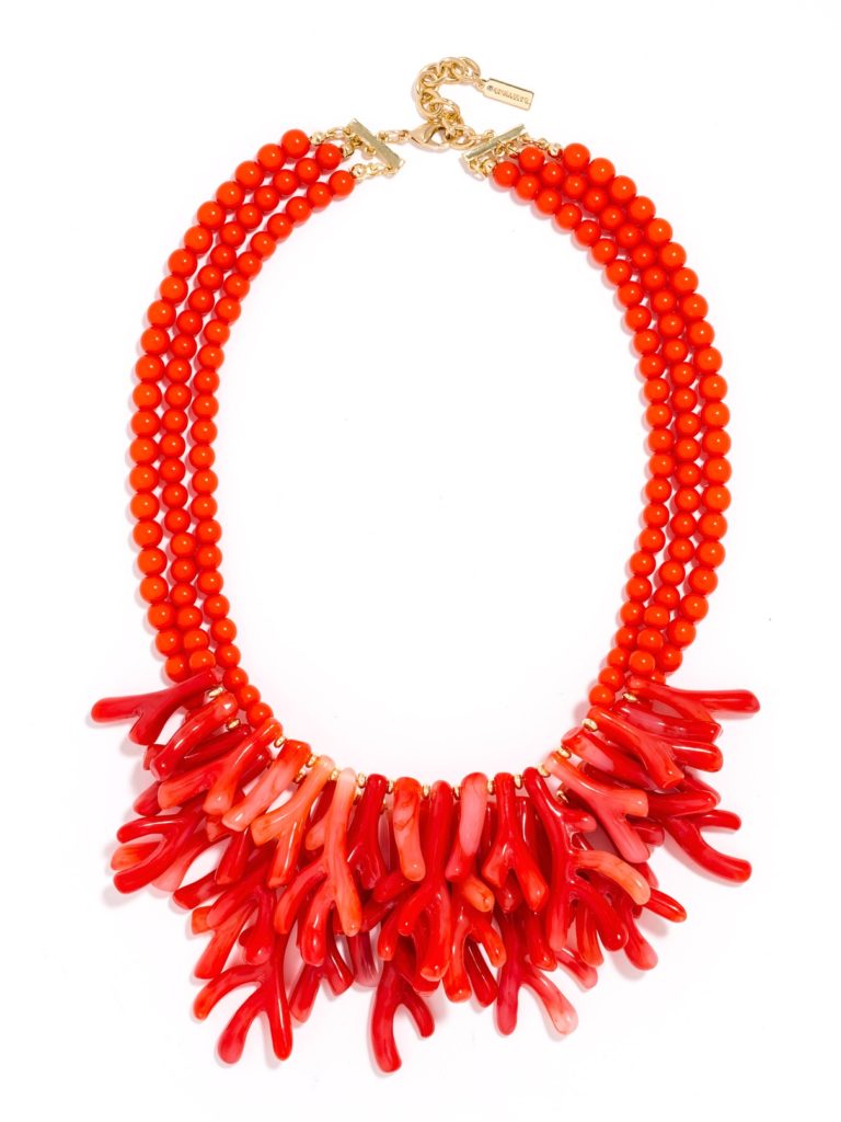 The Fashion Magpie Bauble Bar Coral Reef Necklace