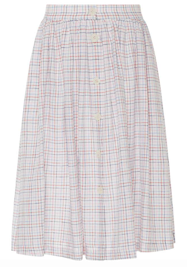 The Fashion Magpie MDS Stripes Peasant Midi Skirt