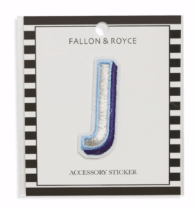 The Fashion Magpie Embroidered Letter Sticker J