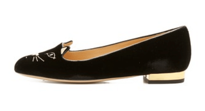 The Fashion Magpie Charlotte Olympia Kitty Flat