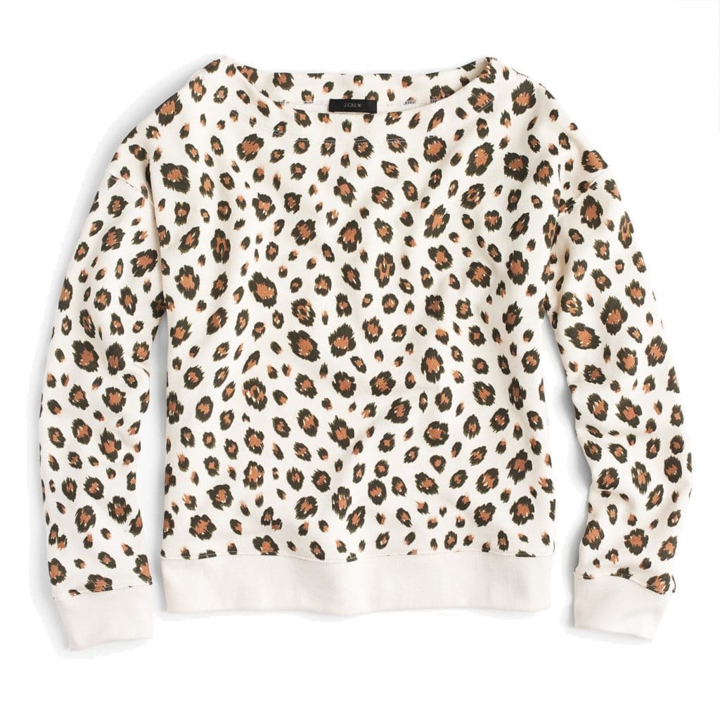 The Fashion Magpie JCrew Leopard Sweatshirt