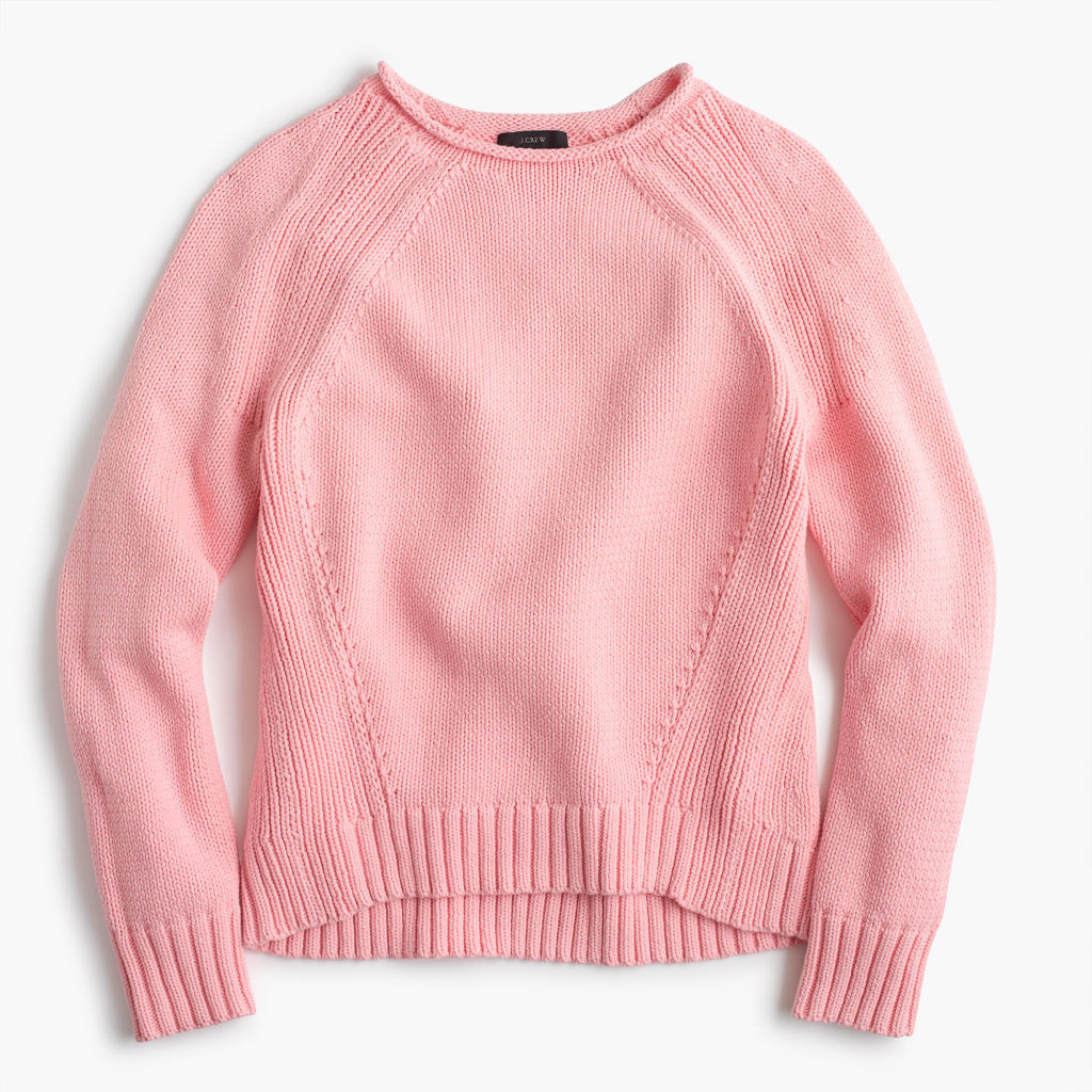 The Fashion Magpie Jcrew Rollneck Sweater Pink
