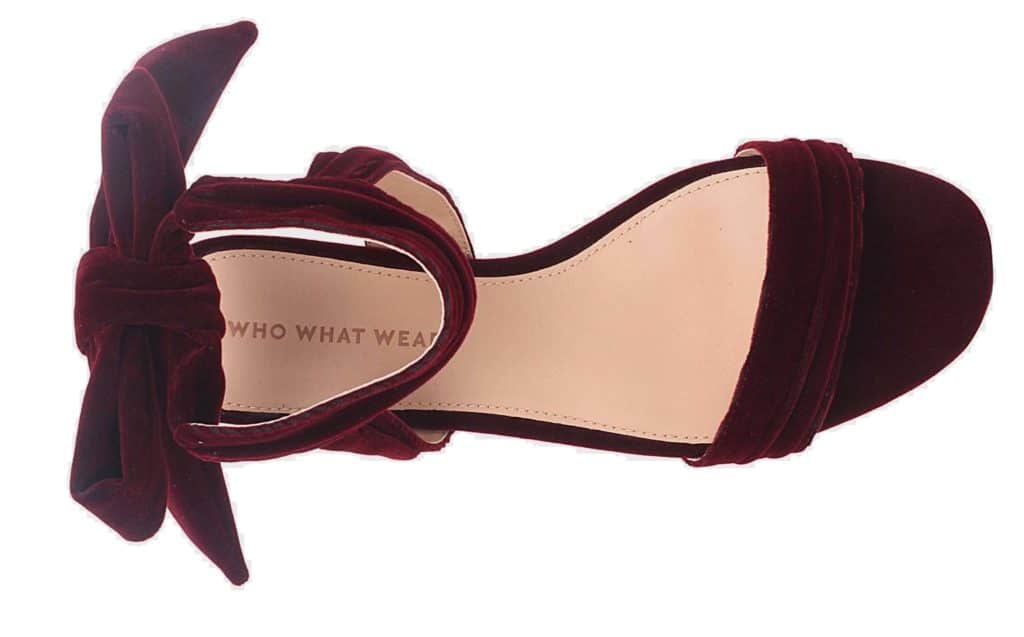 The Fashion Magpie Velvet Sandal
