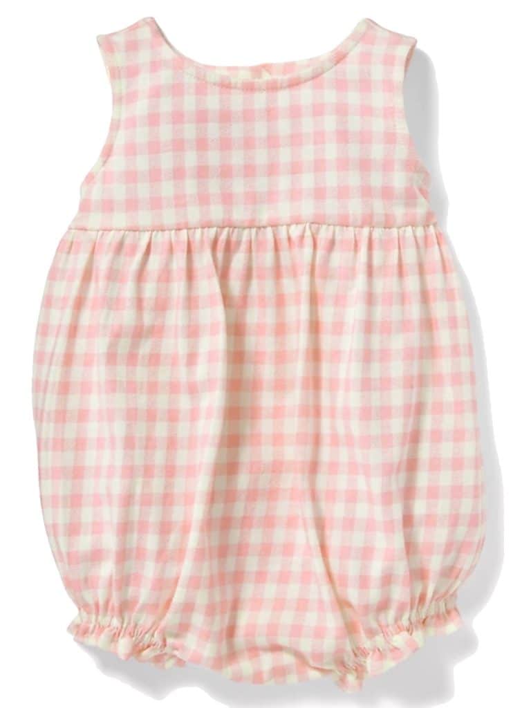The Fashion Magpie Baby Gingham Bubble