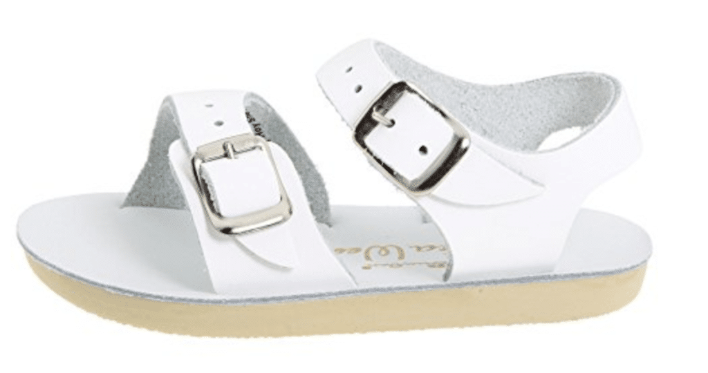 The Fashion Magpie White Baby Sandal 1