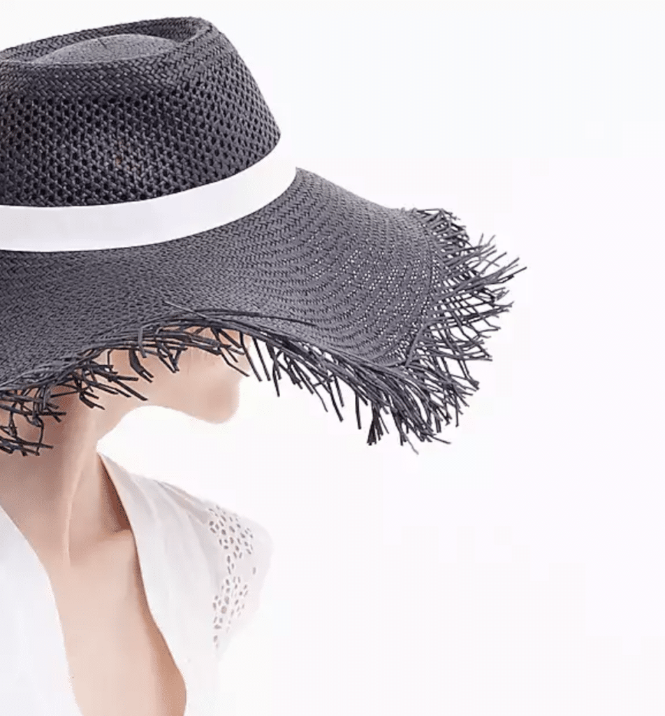 The Fashion Magpie Fringe Straw Hat 1