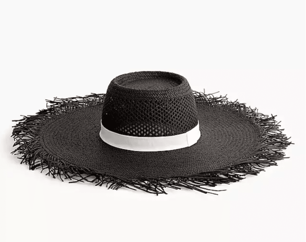The Fashion Magpie Fringe Straw Hat 2