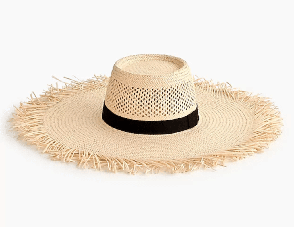 The Fashion Magpie Fringe Straw Hat 3