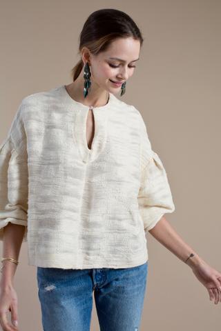 The Fashion Magpie Textured Blouse 1
