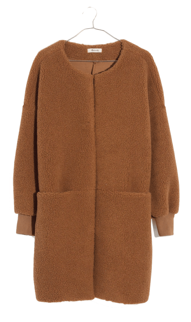 The Fashion Magpie Madewell Teddy Coat