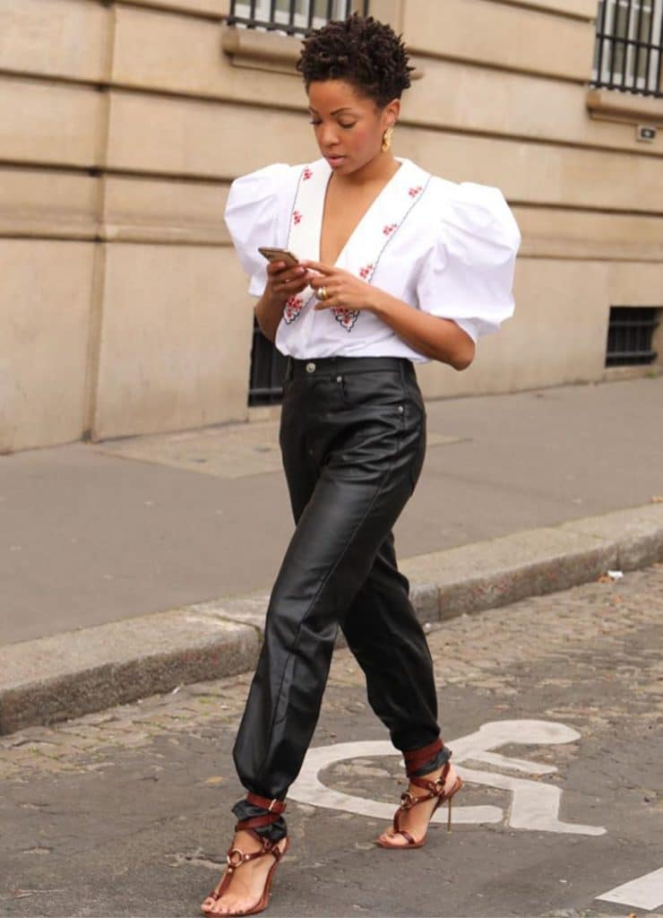 double baby collar shirt mango
