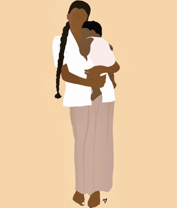 Guady Pleskacz Motherhood Illustration