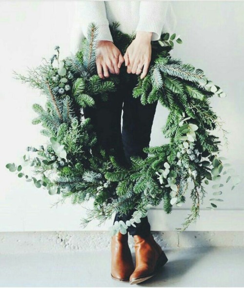 eucalyptus holiday wreath