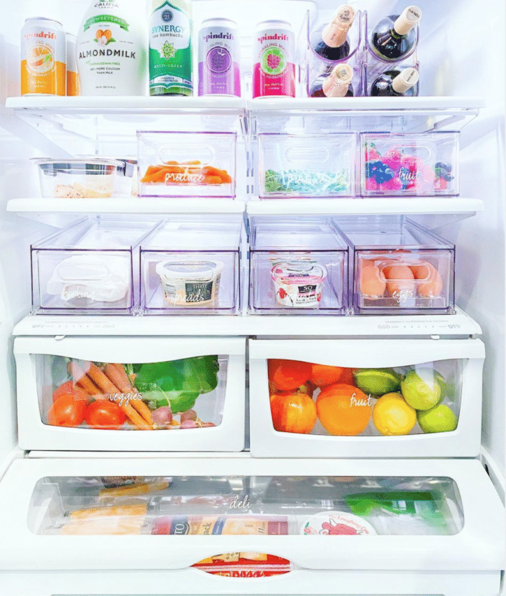 the home edit fridge organization