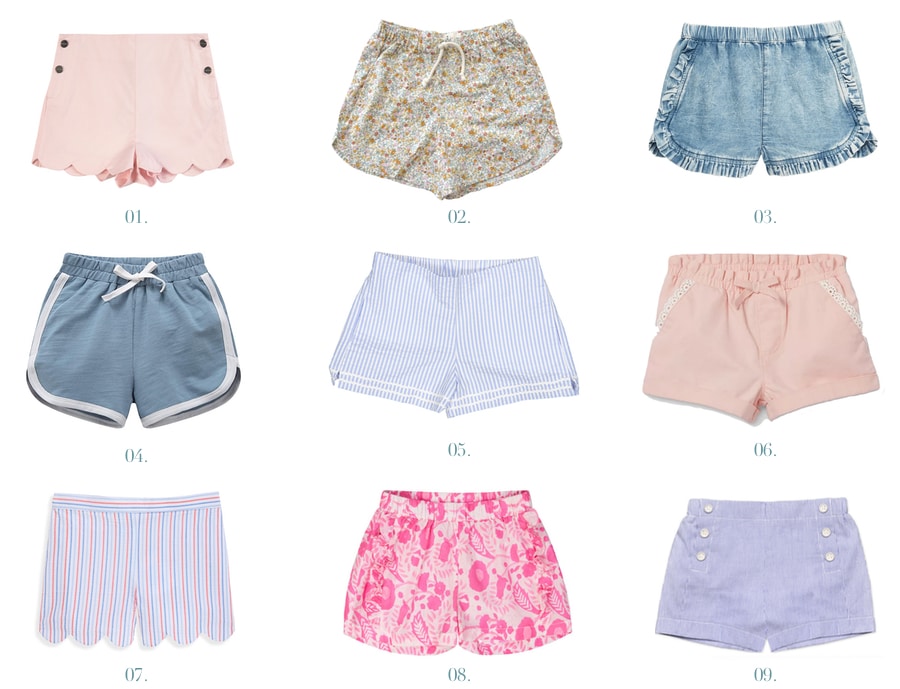 The Fashion Magpie Little Girl Shorts